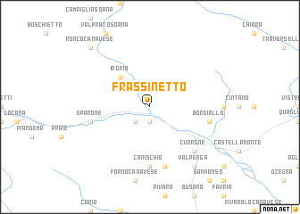 map of Frassinetto