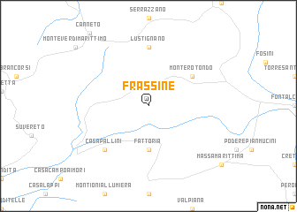 map of Frassine