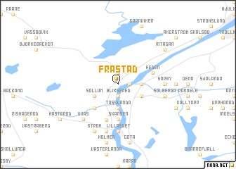 map of Fråstad