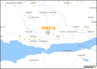 map of Frasta