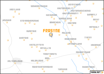 map of Frasyne