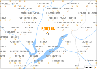 map of Fratel