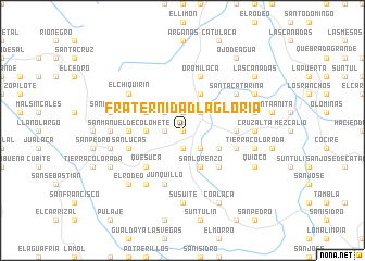 map of Fraternidad La Gloria