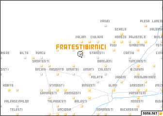 map of Frăţeşti-Birnici