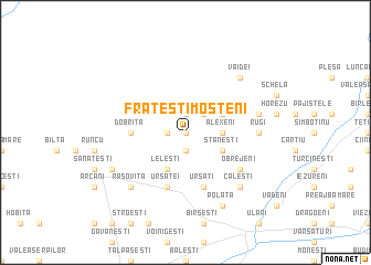 map of Frăţeşti-Moşteni