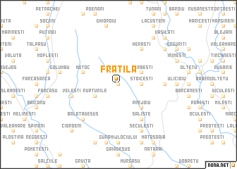 map of Frăţila