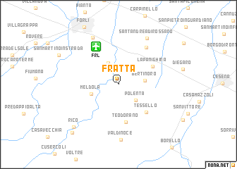 map of Fratta