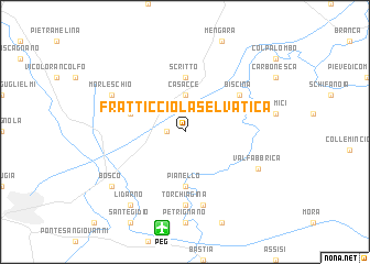 map of Fratticciola Selvatica