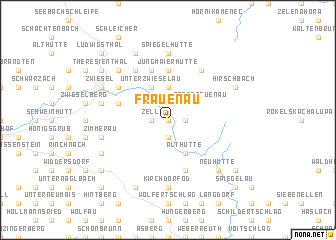 map of Frauenau