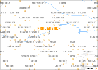 map of Frauenbach