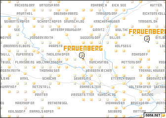 map of Frauenberg