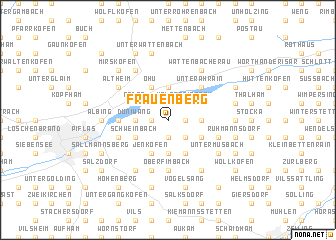 map of Frauenberg