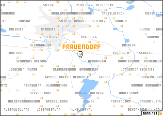 map of Frauendorf