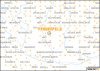 map of Frauenfeld