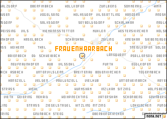 map of Frauenhaarbach