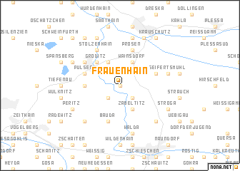 map of Frauenhain