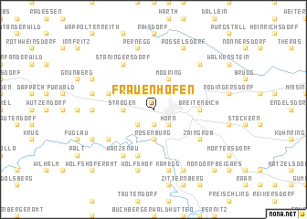 map of Frauenhofen