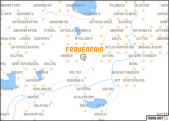 map of Frauenrain