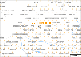 map of Frauenreuth