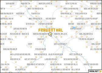 map of Frauenthal