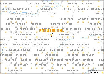 map of Frauenwahl