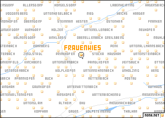 map of Frauenwies