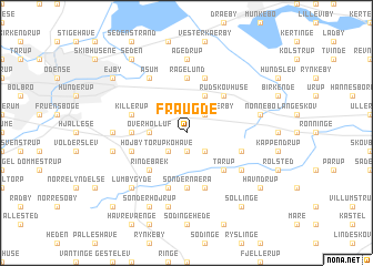 map of Fraugde