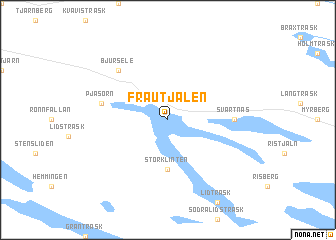 map of Frautjälen