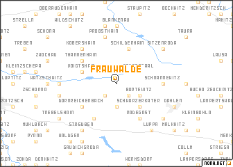 map of Frauwalde