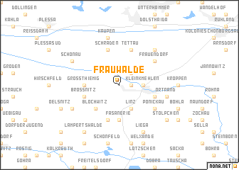 map of Frauwalde