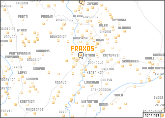 map of Fráxos