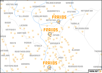 map of Fráxos