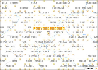 map of Frayán de Arriba