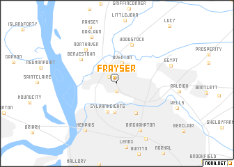 map of Frayser