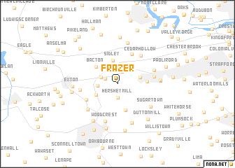 map of Frazer