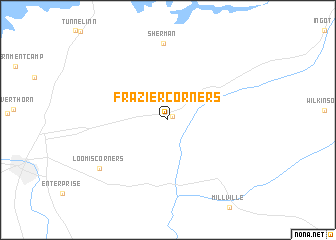 map of Frazier Corners