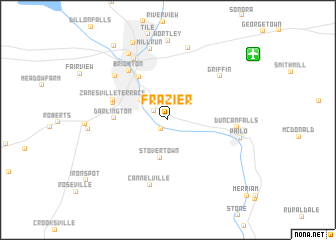 map of Frazier