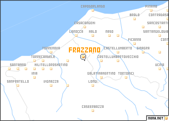 map of Frazzanò