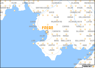 map of Freán