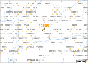 map of Freás