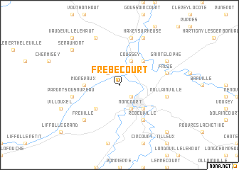 map of Frebécourt