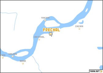 map of Frechal