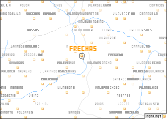 map of Frechas