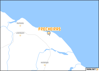 map of Frecheiras