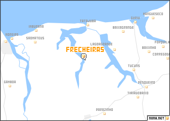 map of Frecheiras