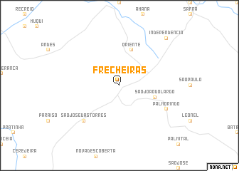 map of Frecheiras