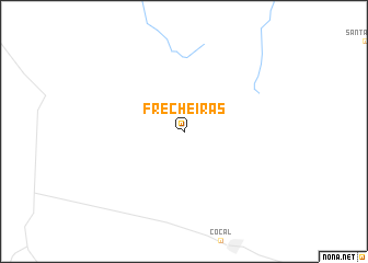 map of Frecheiras