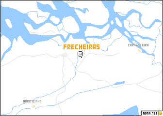 map of Frecheiras