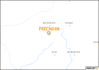 map of Frecheira