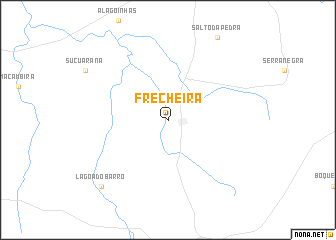 map of Frecheira